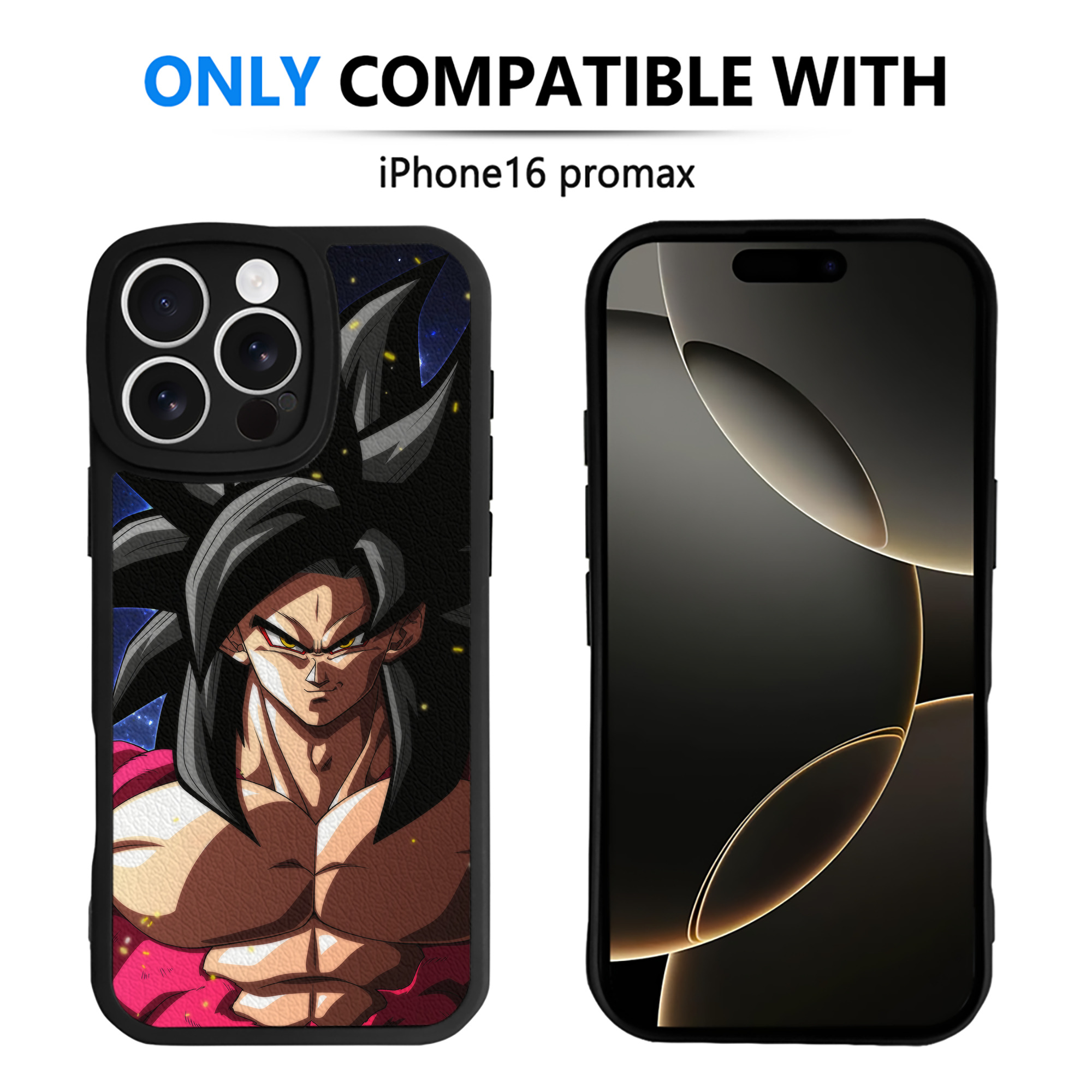 （画像用） ドラゴンボール DRAGON BALL 【iPhone 16シリーズ対応】シリコンスマホケース（レザー調） 材質：シリコン
